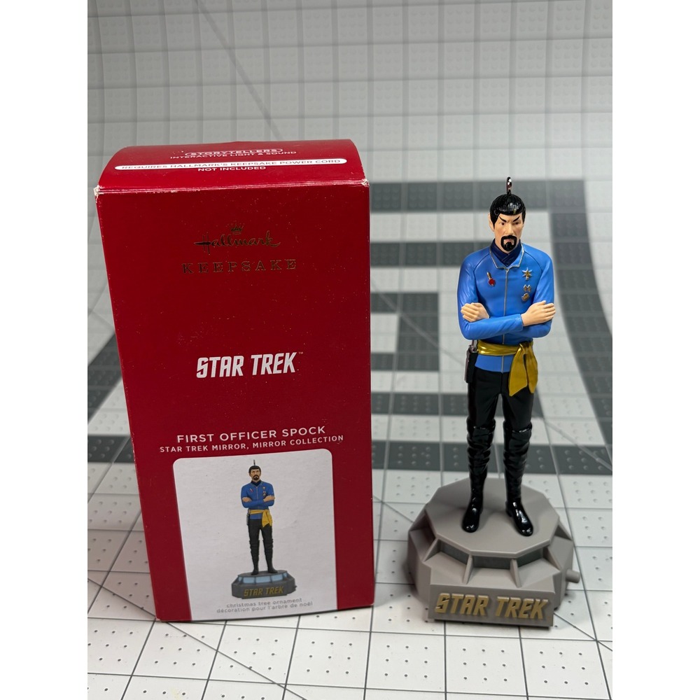 Hallmark Keepsake Star Trek First Officer Spock Mirror Mirror Ornament Sound